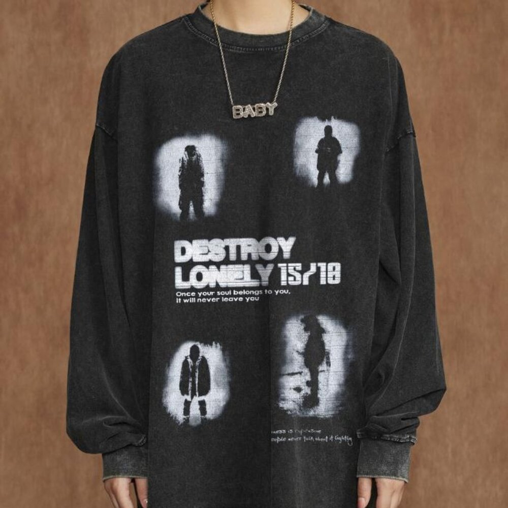 Fashion women's printed sweatshirt